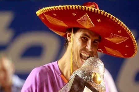 Rafael Nadal, ganador del Abierto Mexicano de Tenis de Acapulco