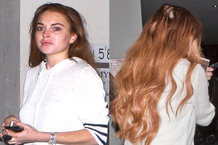 Lindsay Lohan se está quedando calva