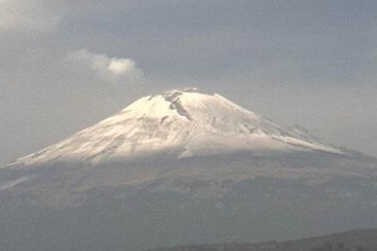 A la baja, actividad del Popocatépetl: Cenapred
