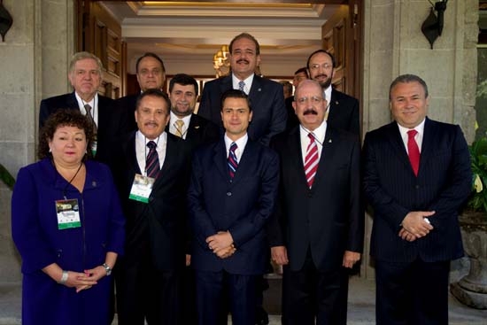 Agüera participa en reunión de ANUIES con Peña Nieto