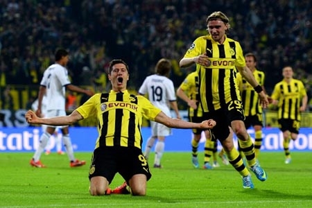 Borussia goleó 4-1 al Real Madrid en semifinal de la Champions