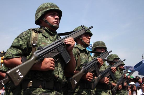 Mil soldados de Puebla han sido enviados al norte a combatir al narco