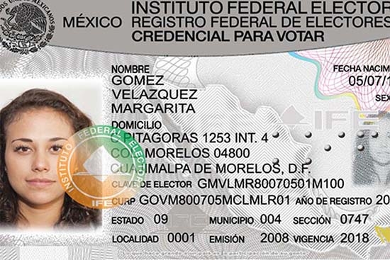 IFE, listo para ocultar o no domicilio en la credencial