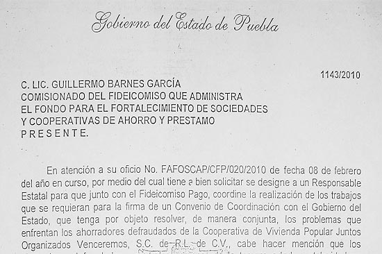 Gobierno ocultó fraude de la empresa Cooperativa de Vivienda Popular