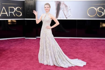Las mejores vestidas del Oscar 2013