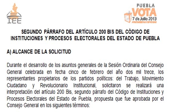 IEE aprueba tolerar precampañas adelantadas