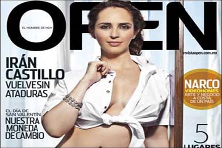 Irán Castillo, sus fotos sensuales en revista Open