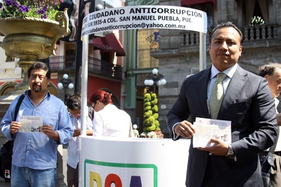 Arrancan difusión del Partido Ciudadano Anticorrupción en Puebla
