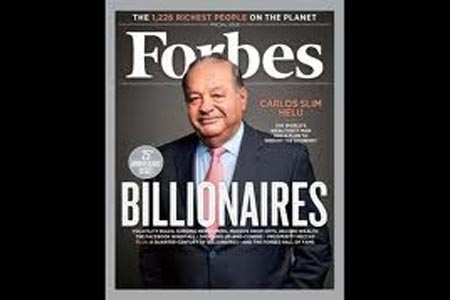 Slim sigue a la cabeza de lista de ricos de Forbes; sacan a “El Chapo” Guzmán