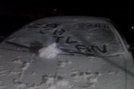 Zacatlán: cayó nieve este domingo