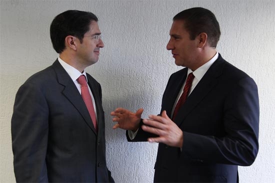 Moreno Valle y Pérez Jacome evalúan los avances en infraestructura