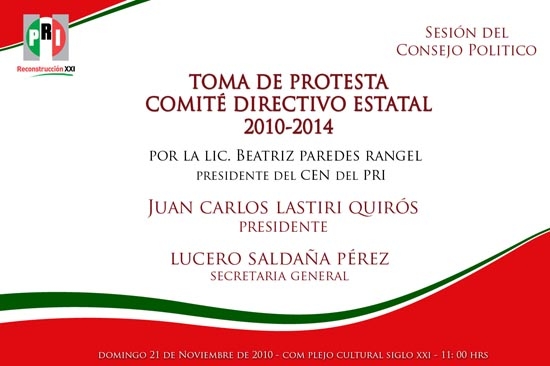 Toma de posesión de Lastiri en el PRI, en suspenso