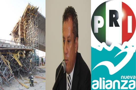 El viernes de las tres caídas en Puebla: Viaducto, Agüera y PRI-Panal
