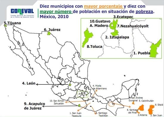 Puebla, el municipio con mayor número de pobres en el país: Coneval