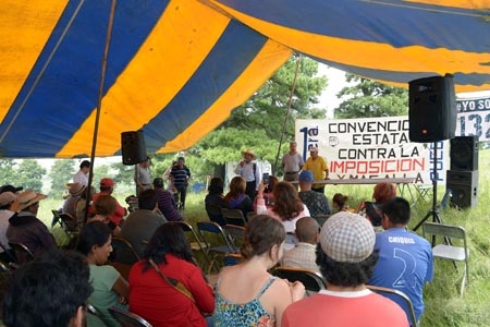 #YoSoy132 realizó Primera Convención Nacional en el cerro Zapotecas de Cholula