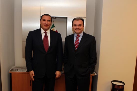 Moreno Valle se reúne con Luis Videgaray