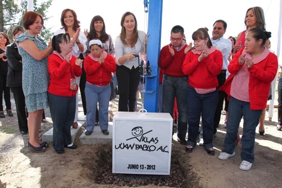 DIF Estatal participa en la ampliación de las instalaciones de Villas Juan Pablo