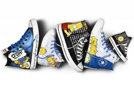 Los Simpson engalanan edición especial de Converse