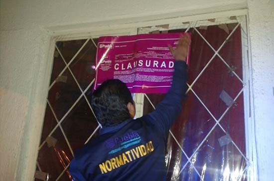 Clausuran dos antros de Puebla y San Pedro Cholula
