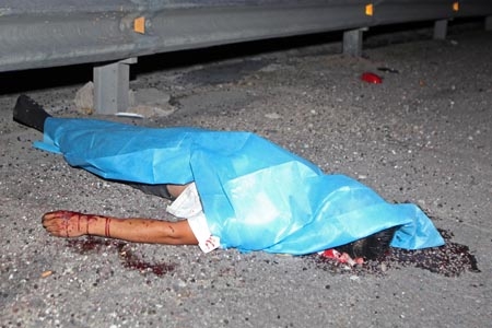Hombre pereció atropellado en la autopista México-Puebla