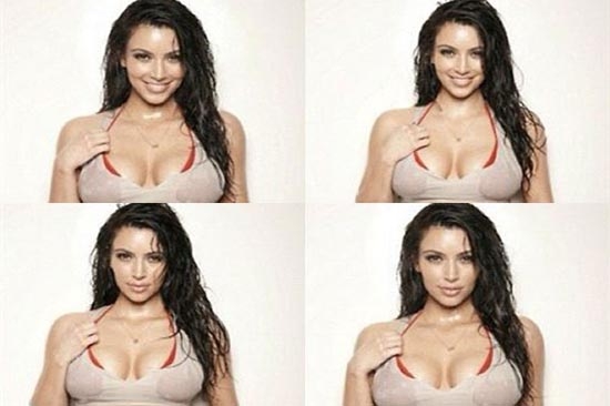 Kim Kardashian prueba cámara