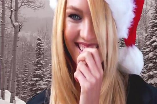 Modelos de Victoria´s Secret muy navideñas