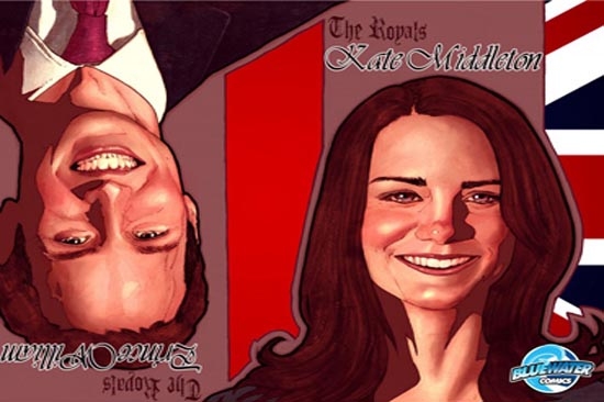 Kate y Guillermo, su historia de amor en comic