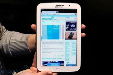 Samsung presentó la nueva Galaxy Note 8.0