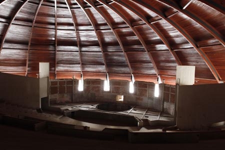 Auditorio de la Reforma se mantiene en restauración