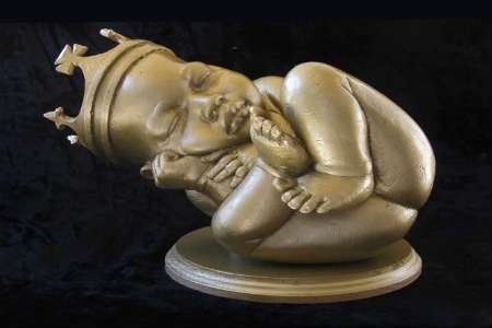Kim Kardashian, su bebé ya tiene escultura
