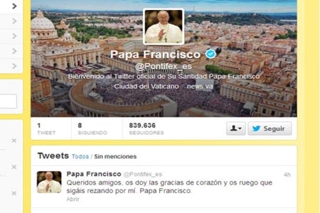 Francisco se estrenó en Twitter