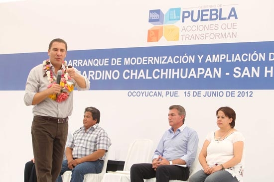 Gobierno Estatal inicia construcción de la vía Chalchihuapan-Achiapa