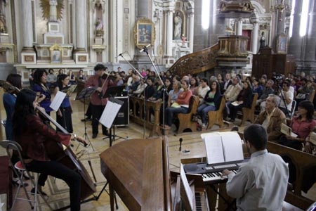 Festival “Pasión, música antigua” en la iglesia de La Compañía