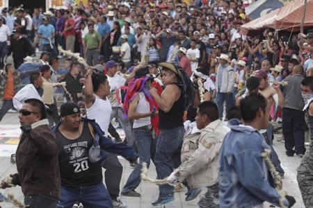 Tradicional Gloria de Judíos se registró en Soltepec
