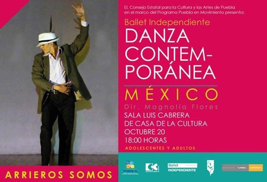 Consejo Estatal de Cultura presenta al Ballet Danza Contemporánea en Casa de Cultura