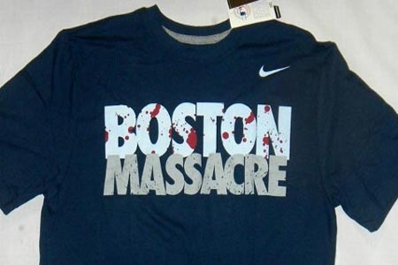 Nike retira del mercado playera Boston Massacre