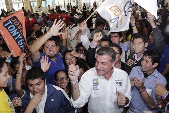 Tony Gali arriba en las encuestas, tendencia irreversible: Puebla Unida