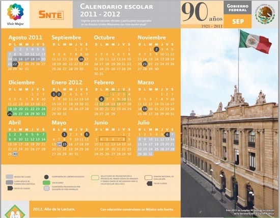 SEP da a conocer calendario escolar 2011-2012
