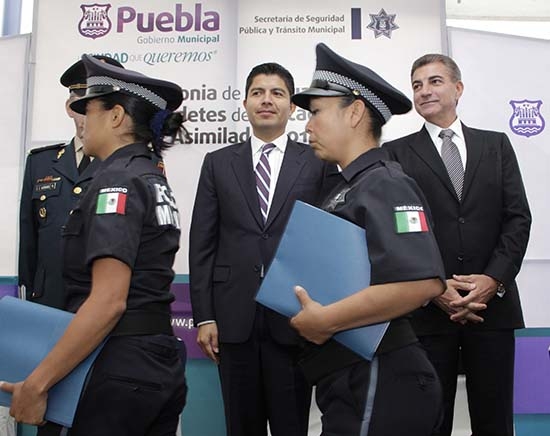 Se gradúan 35 cadetes de la Academia de Seguridad Pública de Puebla