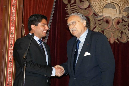 Eduardo Rivera se reúne en Bilbao con Iñaki Azkuna, el mejor alcalde del mundo