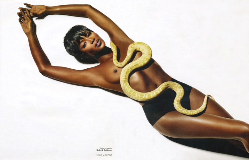 Naomi Campbell se desnuda para los rusos