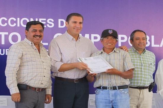 Sagarpa Federal reconoce a Puebla en aseguramiento agrícola
