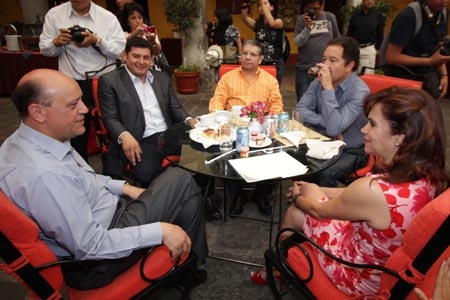 Reunión de priístas: Alcalá, Lastiri, Doger y Armenta