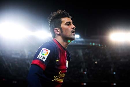 David Villa llega al Atlético de Madrid