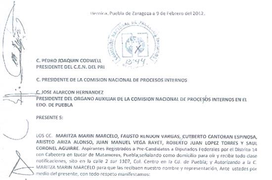 CEN del PRI analiza injerencia de RMV en proceso interno