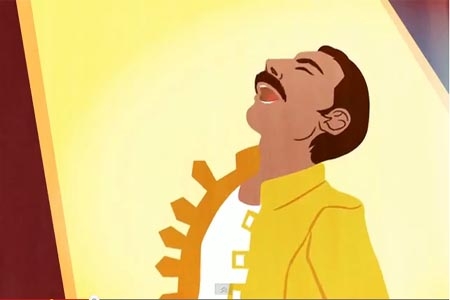 Freddy Mercury, su homenaje en Google