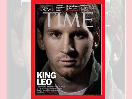 Messi, el mejor futbolista de la historia para Time