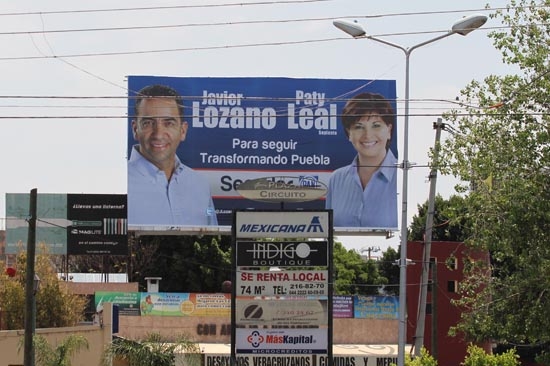 Partidos pagarían hasta 1 mdp en multas por publicidad irregular en Puebla
