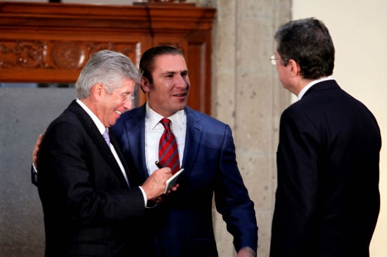 RMV acudió a recepción de ministro de Italia en Los Pinos