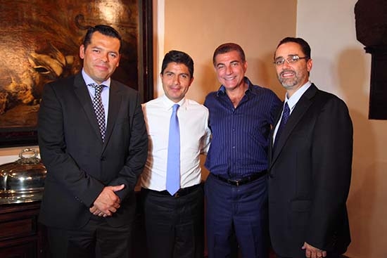 Eduardo Rivera y Tony Gali encabezan reunión de transición de Sindicatura